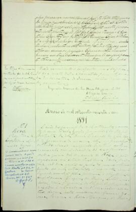 Livro de registo de batismos da freguesia de São João Baptista - Brava (1891)