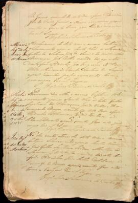 Livro de registo de batismos da freguesia de São João Baptista - ilha Brava