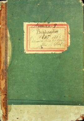 Livro de registos de batismos da freguesia de Nossa Senhora das Dores - ilha do Sal  (1885-1886)