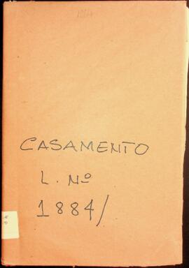 Livro de registo de casamentos da freguesia de São João Baptista - ilha Brava (1884)