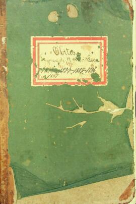 Livro de registos de óbitos da freguesia de Nossa Senhora da Luz, da ilha do Maio (1883-1887)