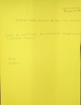 Autos de justificação dos impetrantes Diogo Ribeiro e Cândida Martins (1905)