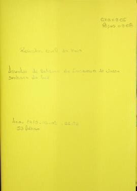 Livro de registos de batismos da freguesia de Nossa Senhora da Luz, da ilha do Maio (1910)