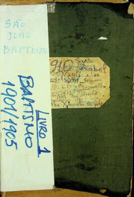 Livro de registos de batismos da freguesia de São João Baptista - Ilha da Boa Vista (1901-1905)