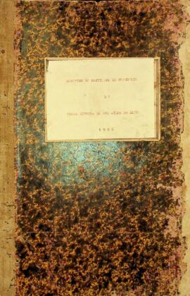 Livro de registos de batismos da freguesia de Nossa Senhora da Luz, da ilha do Maio (1906)